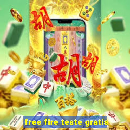 free fire teste gratis